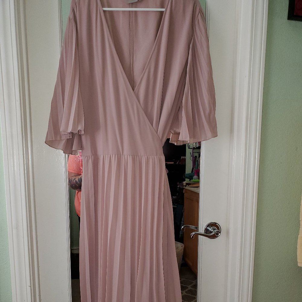 ASOS pleated Midi Dress Size 24